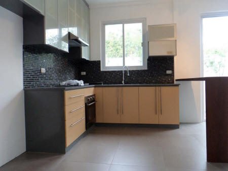 Mosaic tiles with granite counter top