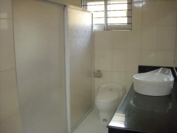 Bedroom lavatory and water closet