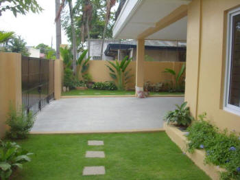 Front driveway