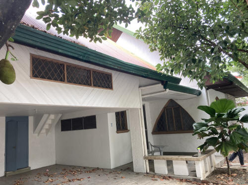 Facade and carport of BF Homes Paranaque house for sale