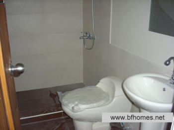 Toilet, Lavatory and shower