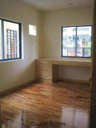 Guest room of BF Resort house in Las Pinas