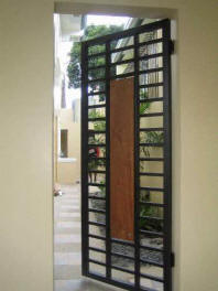 Side door to house