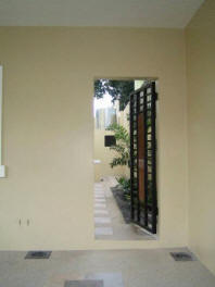 Side entrance