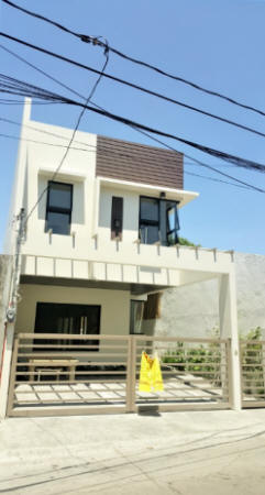 Facade of house in BF International