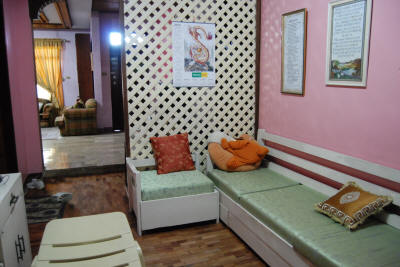 Small reception area