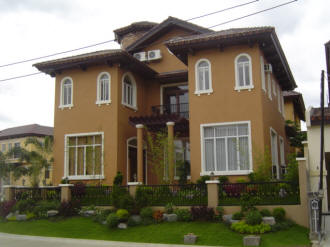 Back view of the house