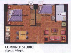combined-studio-type condominium unit