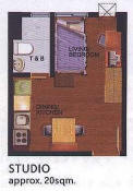 studio-type avida condominium unit