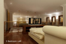 Furnished condo unit in Makati for sale - 3 bedroom loft unit