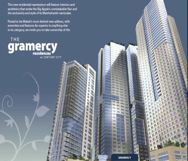 Makati Condominium: Gramercy Towers at Century City 