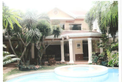 Swimming pool of house for sale at Manuela subdivision, Las Pinas