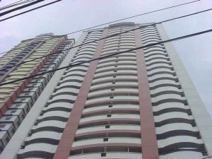 Facade of Makati Executive Tower 1 in Makati, Philippines