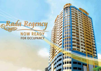 Architect's perspective of Rada Regency condominium building.