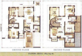 Sevilla - Segovia House Model Floor Plan