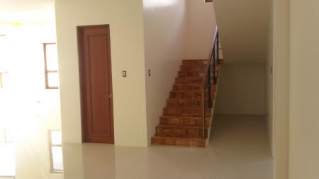 Stairs with wood parquet