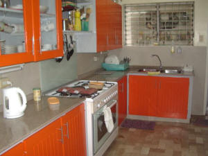 Orange kitchen