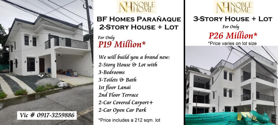 Noble Home by Servequest Houses for Sale in BF Homes Paranaque 