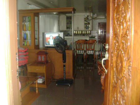 Narra front door with carvings