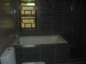 Bathroom with tub