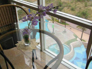 Aspen Tower Condo View from the Breakfast Nook