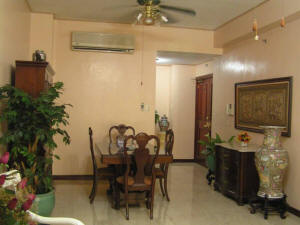 Dining area of unit at Aspen Tower, Filinvest Corporate City, Alabang