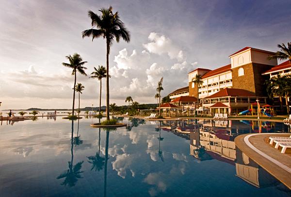 Resort with cabanas